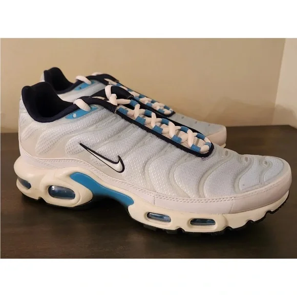 Size 8 Nike Air Max Plus Physic Blue White CZ1651-400 NIB Men Sneaker Fast Ship